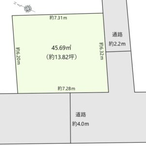 板橋区赤塚2丁目建築条件付売地